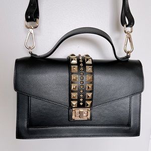 Valentino Adrienne genuine leather studded crossbody